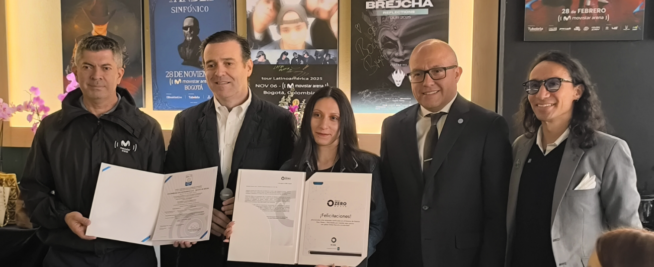 Movistar Arena se convierte en el primer venue de Colombia con certificación Zero Waste